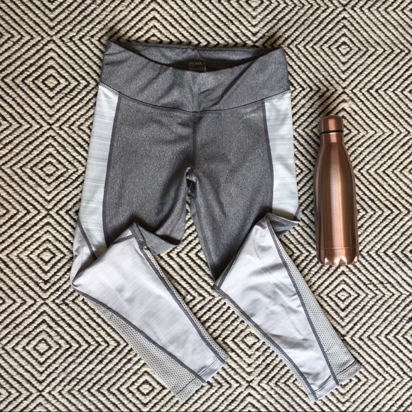 Stellar Grey & White Cropped Leggings  Size S - Picture 1 of 6